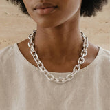 Rolo Chain Necklace Silber