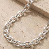 Rolo Chain Necklace Silber
