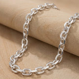 Rolo Chain Necklace Silber