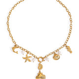 Sea Treasure Necklace Gold