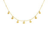 Seashell Necklace Gold