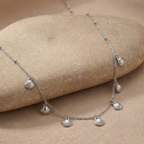 Seashell Necklace Silber