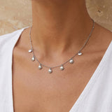 Seashell Necklace Silber