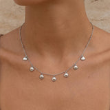 Seashell Necklace Silber