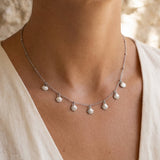 Seashell Necklace Silber