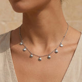 Seashell Necklace Silber