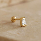 Single Cubic Piercing Gold