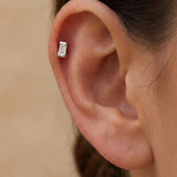 Single Cubic Piercing Silber