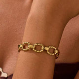 Sola Link Bracelet Gold