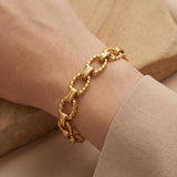 Sola Link Bracelet Gold