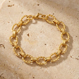 Sola Link Bracelet Gold