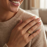 Starburst Ring Gold
