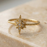 Starburst Ring Gold