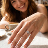 Starburst Ring Silber