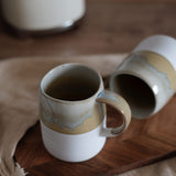 Steingut Becher Heather