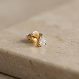 Tiny Marquise Ohrstecker Gold