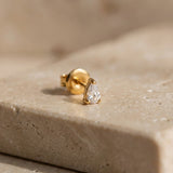 Tiny Marquise Ohrstecker Gold
