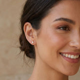 Tiny Marquise Ohrstecker Gold