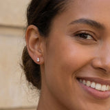 Tiny Marquise Ohrstecker Gold