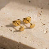 Tiny Shell Ohrstecker Gold