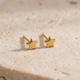 Tiny Star Ohrstecker Gold