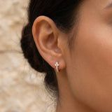 Boucles d'oreilles créoles Triconia or