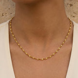 Twist Chain Necklace Gold