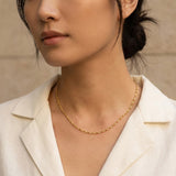 Twist Chain Necklace Gold