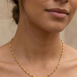 Twist Chain Necklace Gold