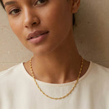 Twist Chain Necklace Gold