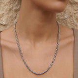 Wheat Chain Necklace Silber