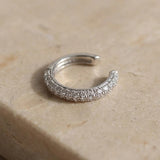 Zirkonia Earcuff Silber