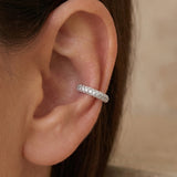 Zirkonia Earcuff Silber