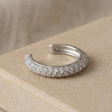 Zirkonia Earcuff Silber