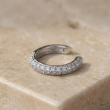 Zirkonia Earcuff Silber