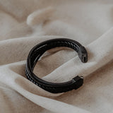 Bracelet Tressé Noir