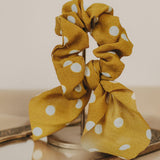 Mini Scrunchie Bow Dots