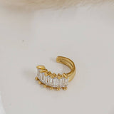 Baguette Ear Cuff Gold