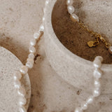 Collier Perle Baroque Doré