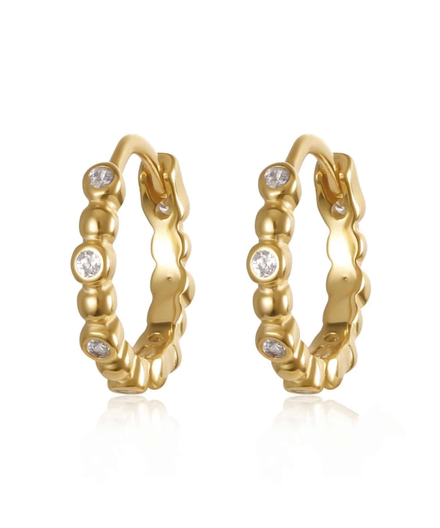 Basic Hoop Earrings "Marrakech" Gold