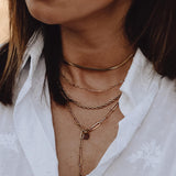 Rope Chain Necklace Silber
