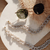 Chaine à lunettes "Quartz fumé"