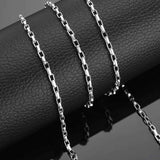Cable Chain Necklace Silver