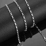 Collier Chaîne Câble Argent