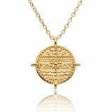 Collier Pièce "Maya" Or