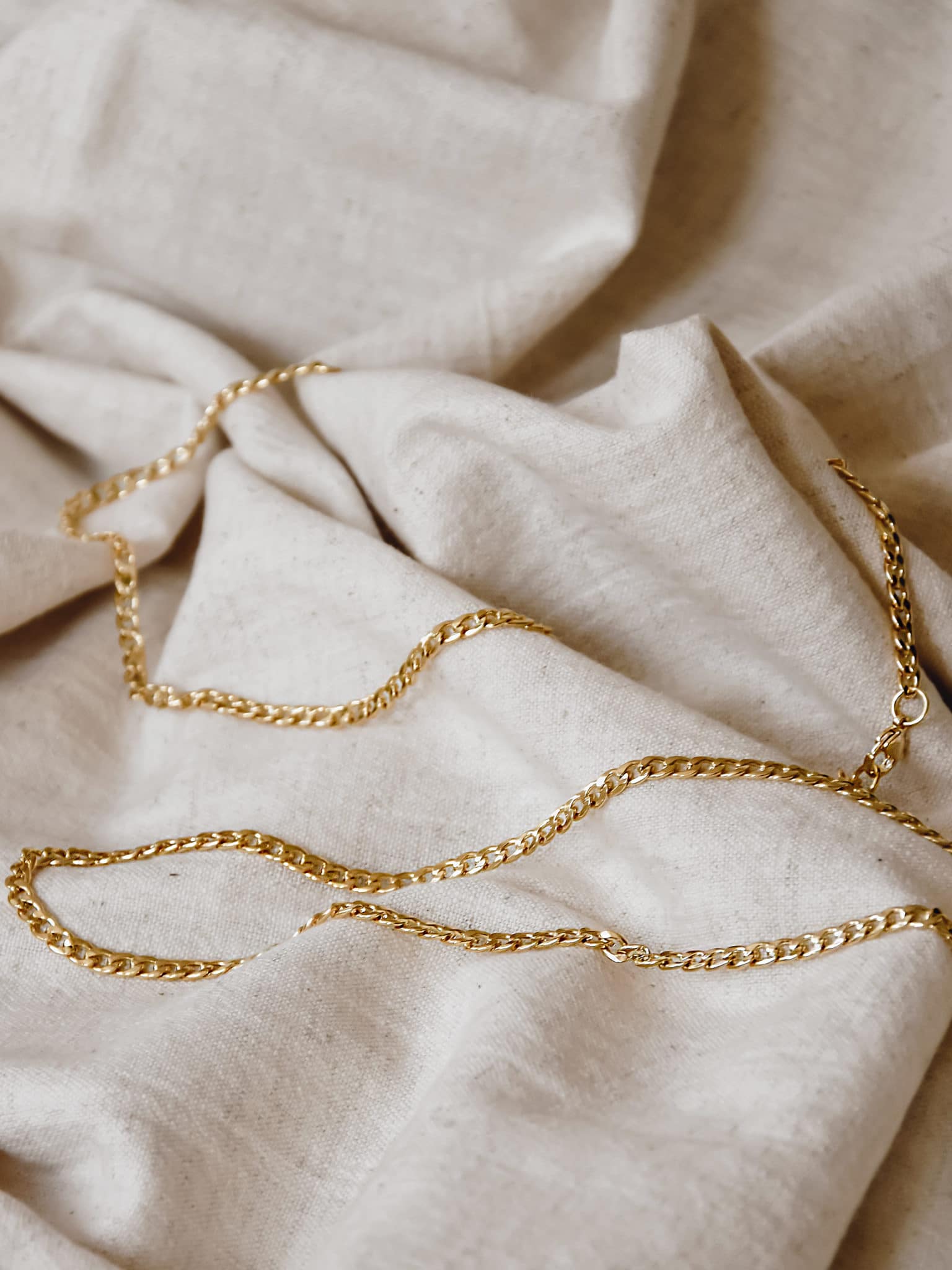 Collier Chaîne Gourmette Doré