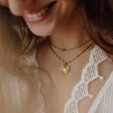 Collier Pendentif Coeur Or
