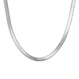 Herringbone Choker Silber