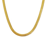 Herringbone Necklace Gold