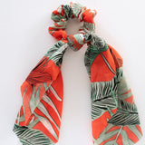 Scrunchie with "Tropical" scarf detail | various patterns